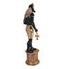 Design Toscano The Egyptian Grand Ruler Collection: Life-Size Anubis Statue atop a Temple Column Mount NE23262